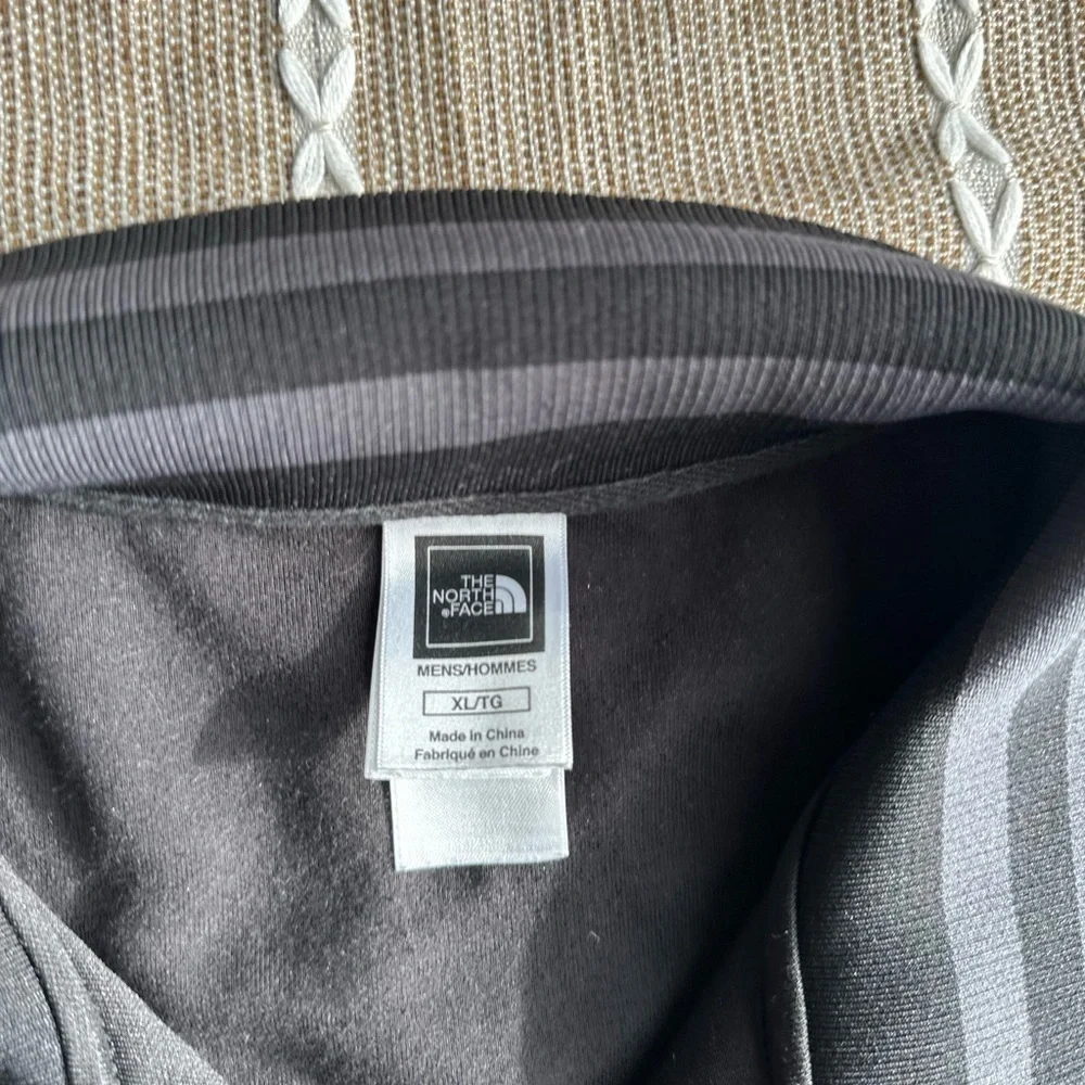 The North Face A5 Series Track Jacket Stripes Black/Gray Full Zip Men's XL